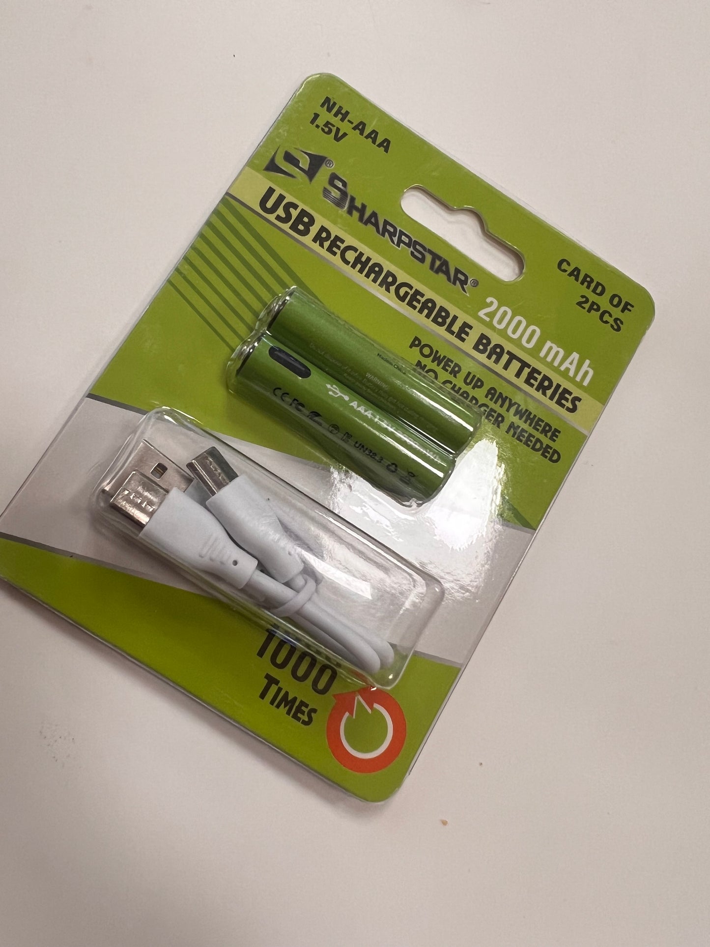 Pila 🔋 AAA USB ( Triple A)