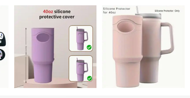 Funda de silicona de Stanley 40 onz púrpura