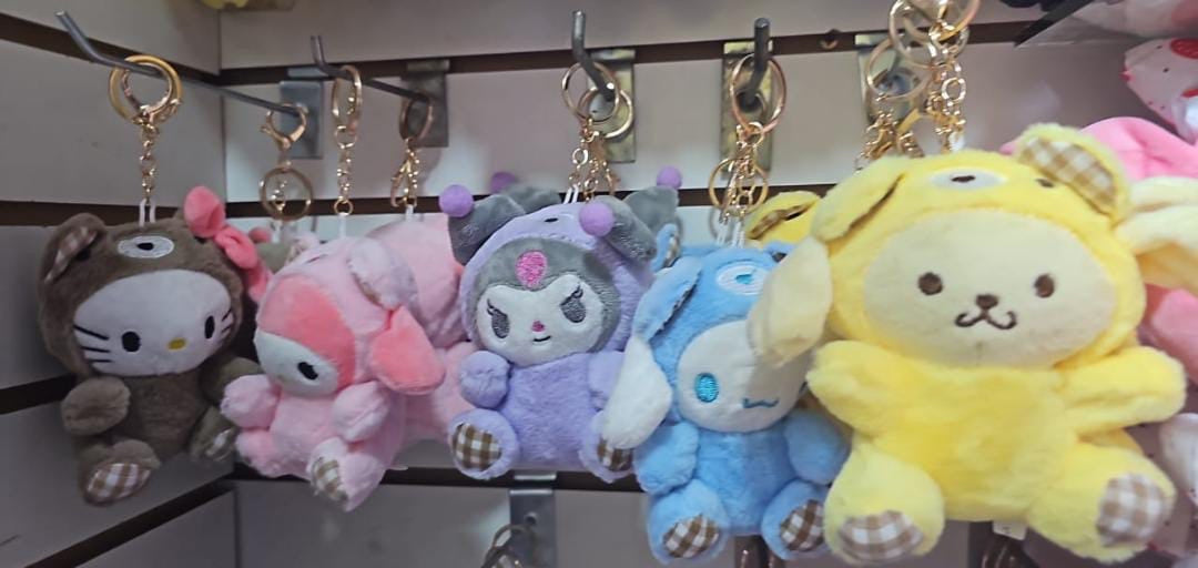 Llaveros peluche hello  kitty