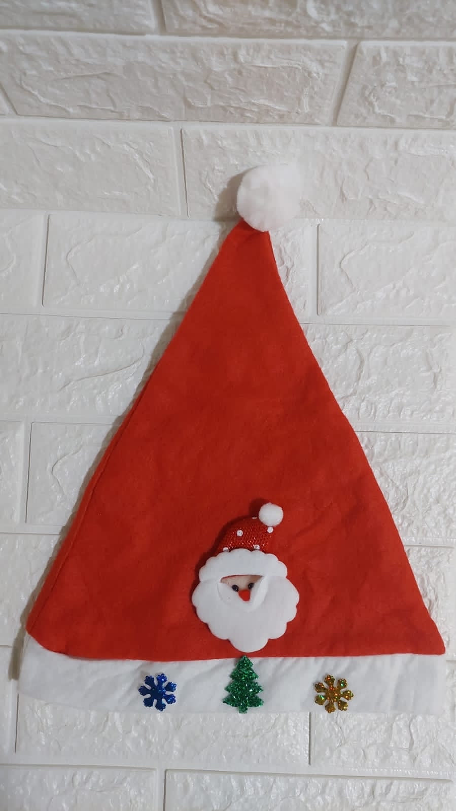 Gorro navideño con luz