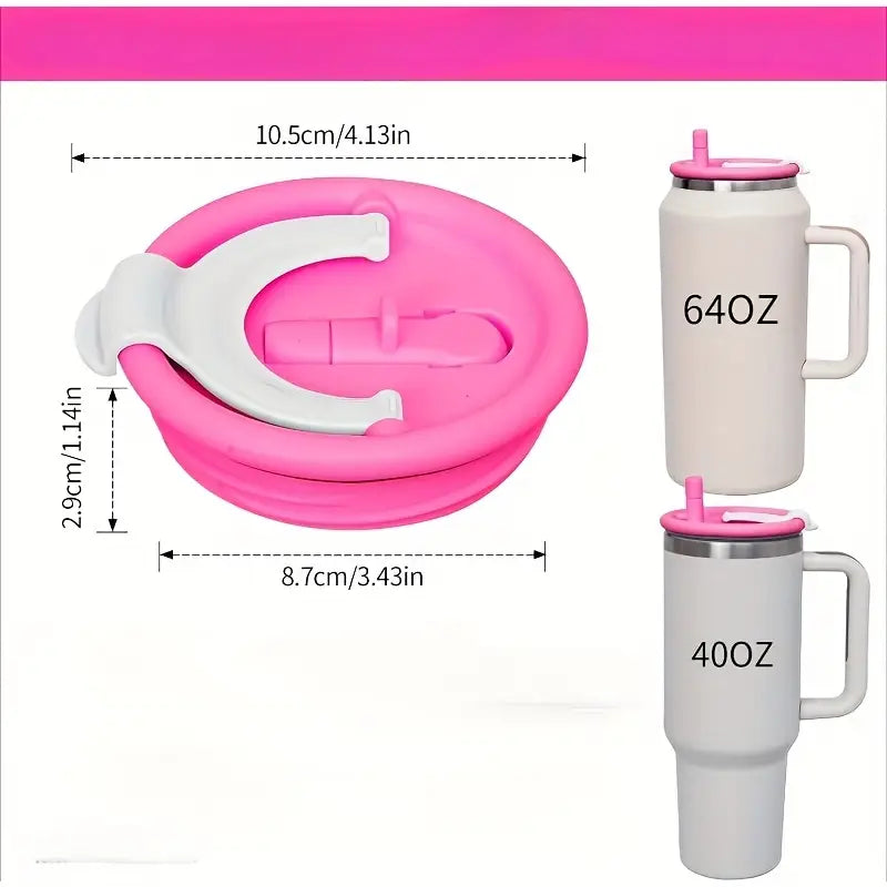 tapa hermetica Antiderrame - rosado -40 one