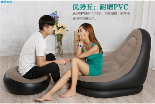 SILLÓN INFLABLE PUFF COMODO Y PORTÁTIL