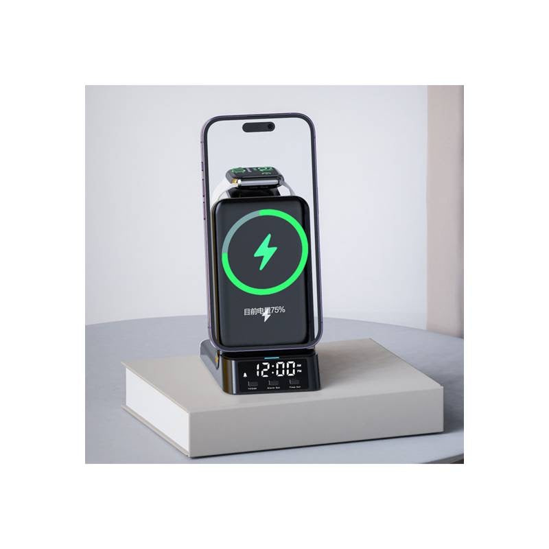 CARGADOR RAPIDO INALAMBRICO PARA IPHONE 4EN1