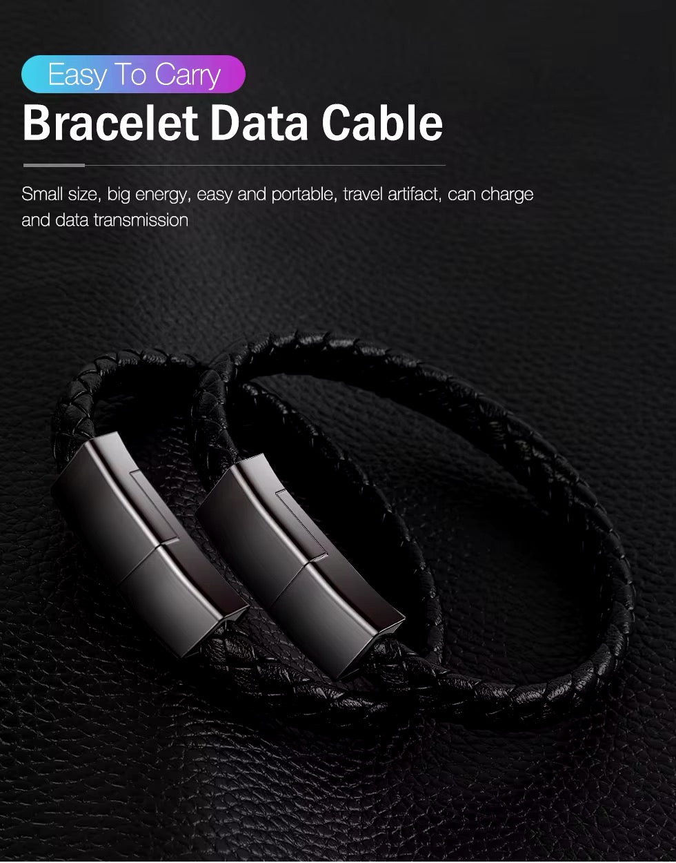 Pulsera de cuerina carga rápida IPhone