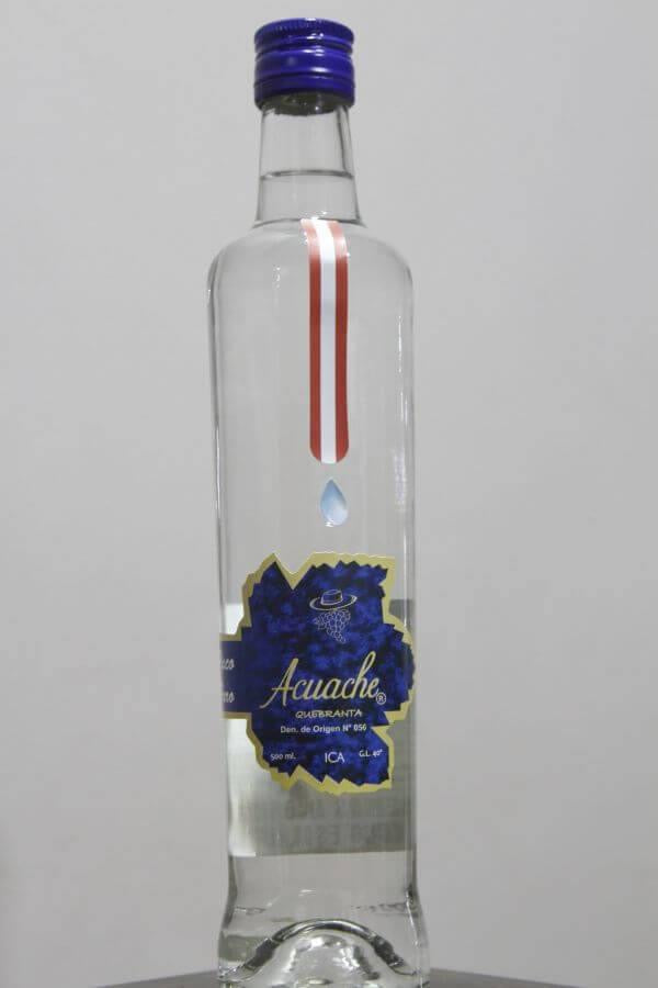 Pisco puro Quebranta Acuache