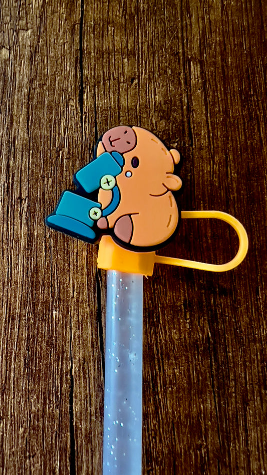 Protector de cañita Capybara - científico