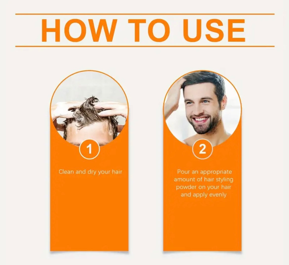 Polvo texturizador para hombres