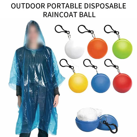 Poncho de lluvia ☔️ portátil incluye esfera