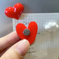 Corazón  imantado ( 2 pc)
