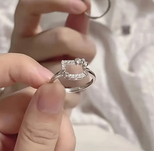 Anillo con hello Kitty