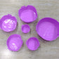 Moldes de silicona para freidora al aire ( pack de 6 unidades )