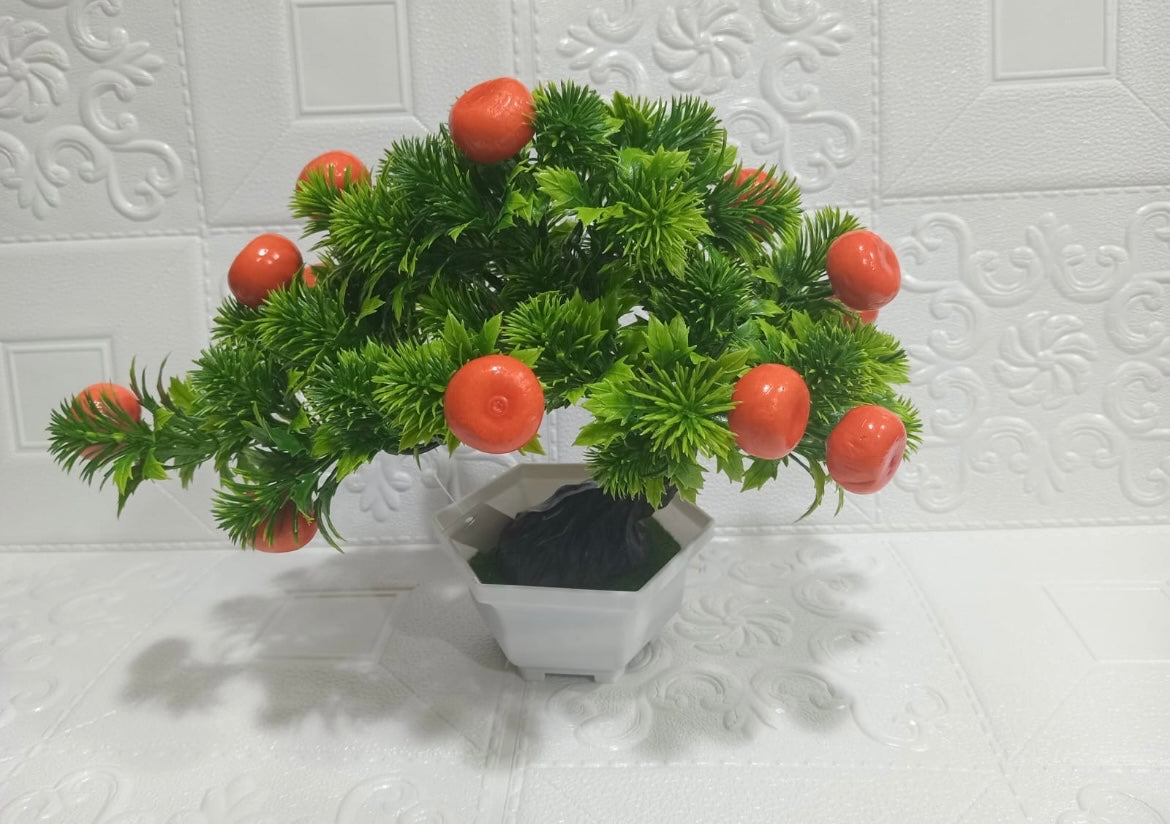Bonzai con fruto artificial