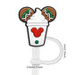 Protector de cañita vaso Mickey