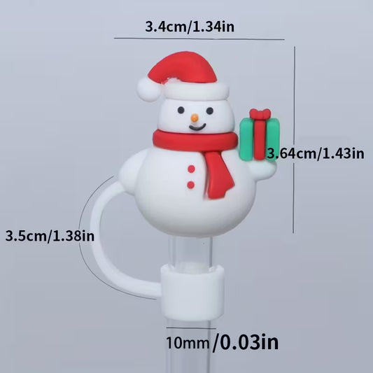 protector de cañita muñeco de nieve ❄️
