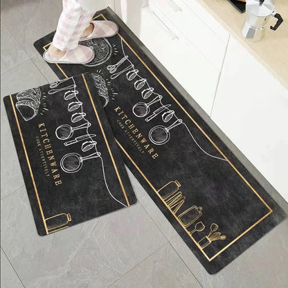 ALFOMBRA ANTIDESLIZANTE PARA COSINA SET DE 2 PIEZAS