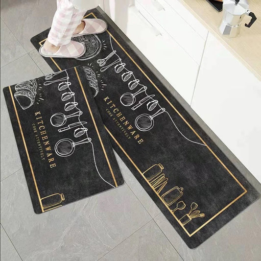 ALFOMBRA ANTIDESLIZANTE PARA COSINA SET DE 2 PIEZAS