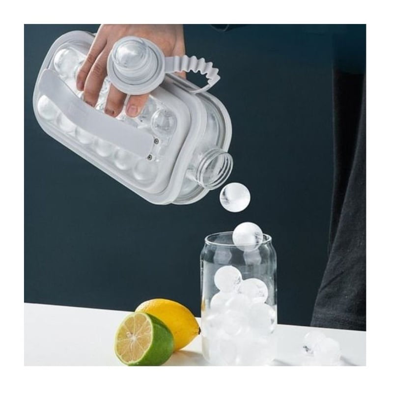 MINI TERMO BOTELLA HIELERA MOLDE CUBETERA PORTATIL
