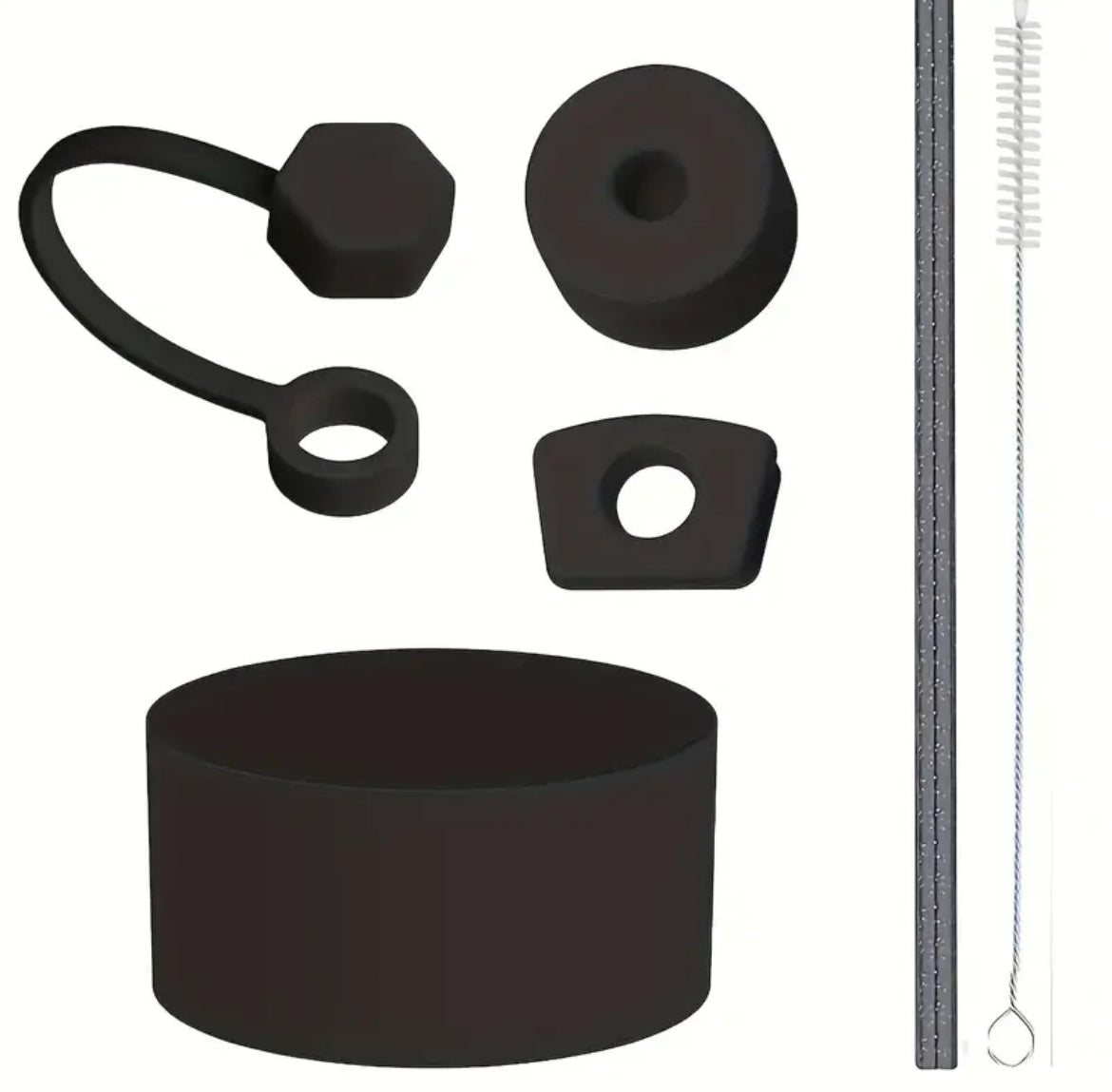 Set de Antiderrame. //Negro // 6 pc