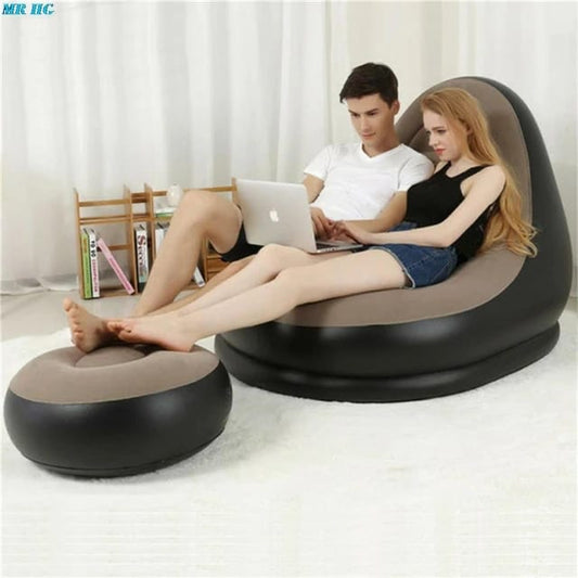 SILLÓN INFLABLE PUFF COMODO Y PORTÁTIL