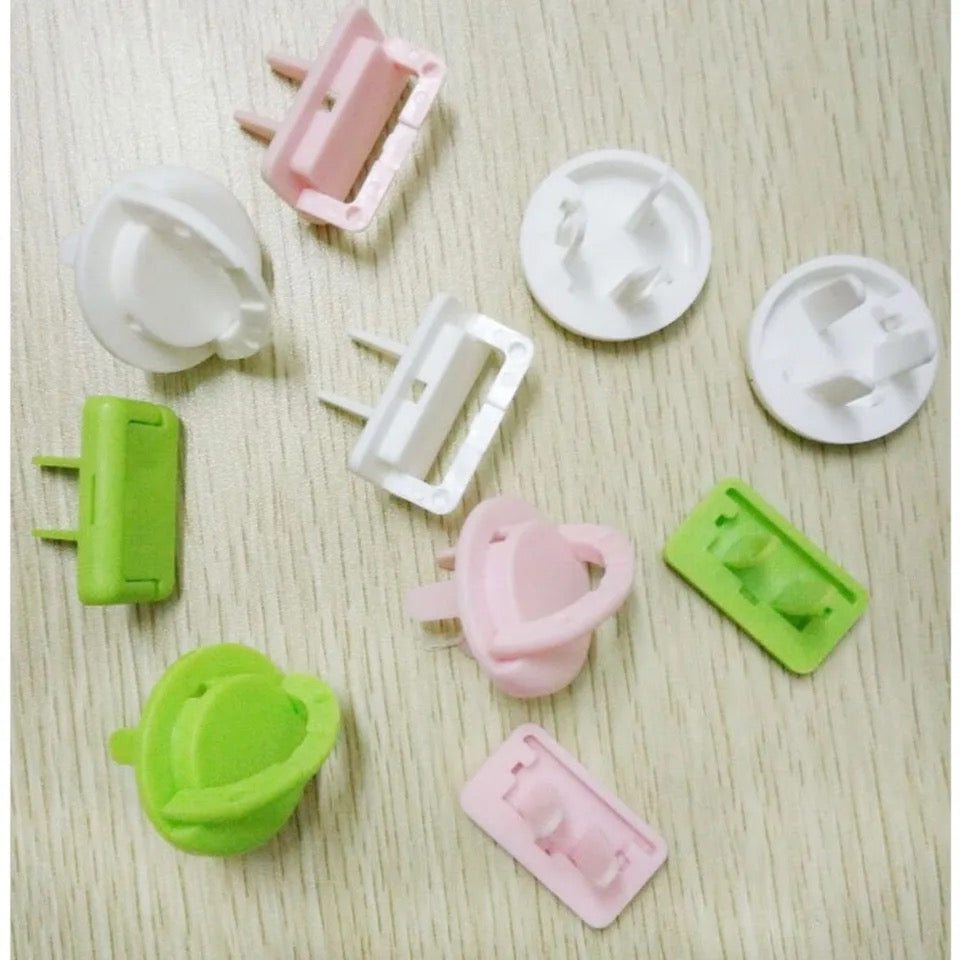 Cubierta o 
Protector de Enchufe Mod 4 colors (2 entradas) ( Set de 4 piezas )