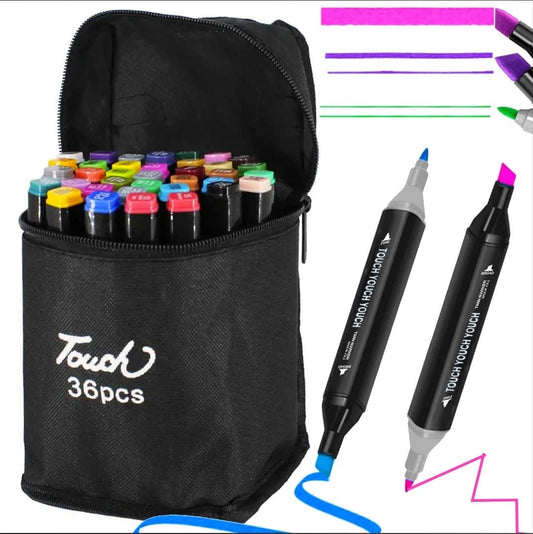 SET PLUMONES LETTERING ARTÍSTICO DE DOBLE PUNTA PACK DE 36