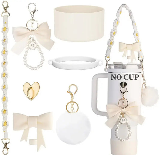 Set de accesorios 7 pc - Blanco marfil
