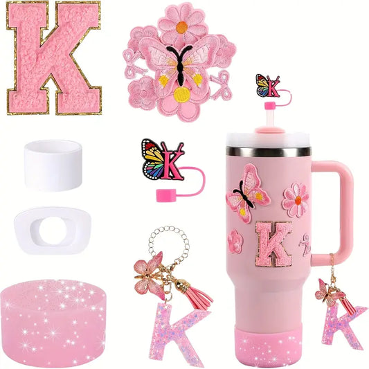 set de accesorios inicial K - rosa - 14 pc