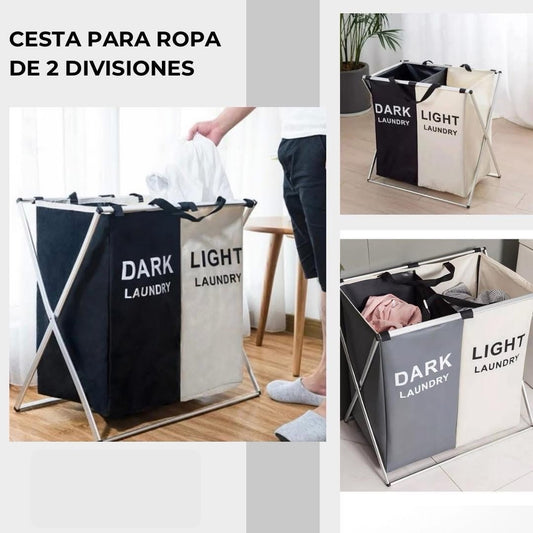 Cesta Para Ropa 2 Divisiones