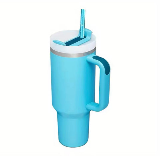 Cañita - Sorbete  Turqueza  de 40 oz sin aro