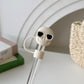 Protector de cañita calavera moderna ( Blanco )