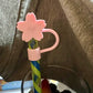 protector de cañita flor Rosa