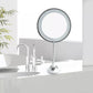 ESPEJO DE MAQUILLAJE CON AUMENTO ZOOM X5 CON LUZ LED