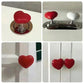 Botón de inodoro corazón
