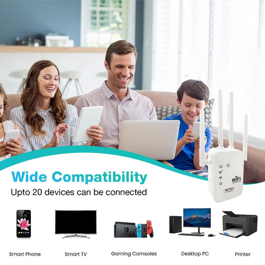 Repetidor WiFi de 1200Mbps amplificador Wifi
