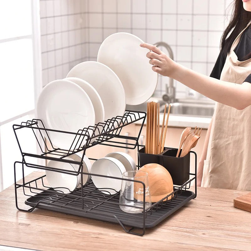 Escurridor de platos de 2 niveles KIMMY