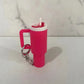 Mini llavero taza Stanley rosa roja