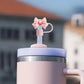 Protector de cañita lazo rosa