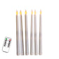 Juego de 6 velas a control remoto