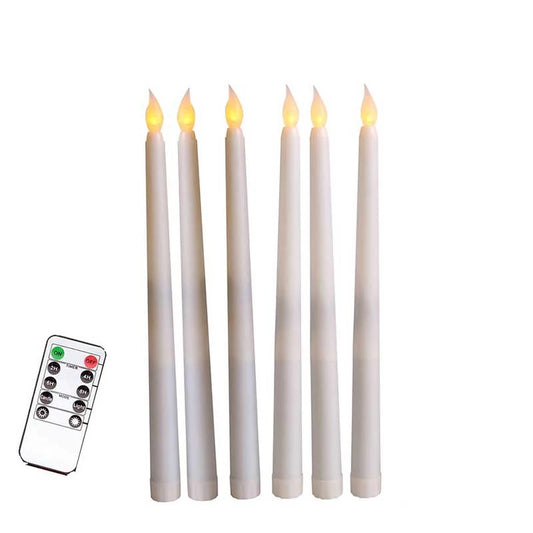 Juego de 6 velas a control remoto