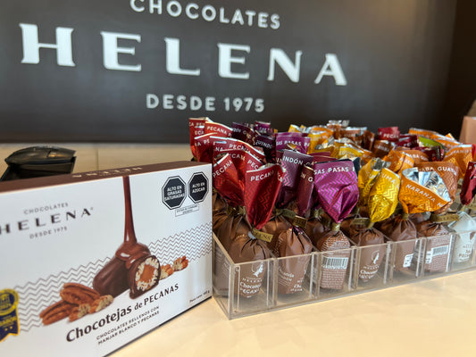 Chocotejas de Pecana HELENA Caja 180g ( 6 unidades )