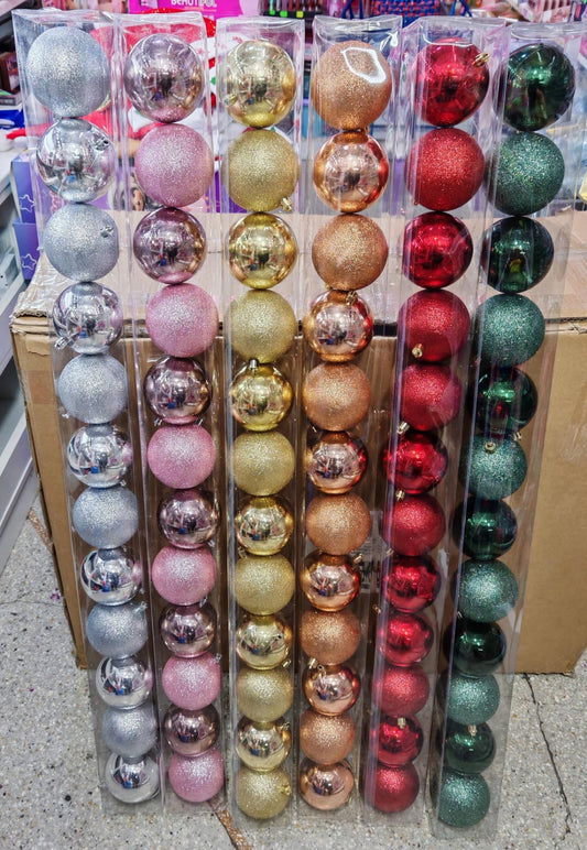 BOLA NAVIDEÑA SET X 12PZA #8