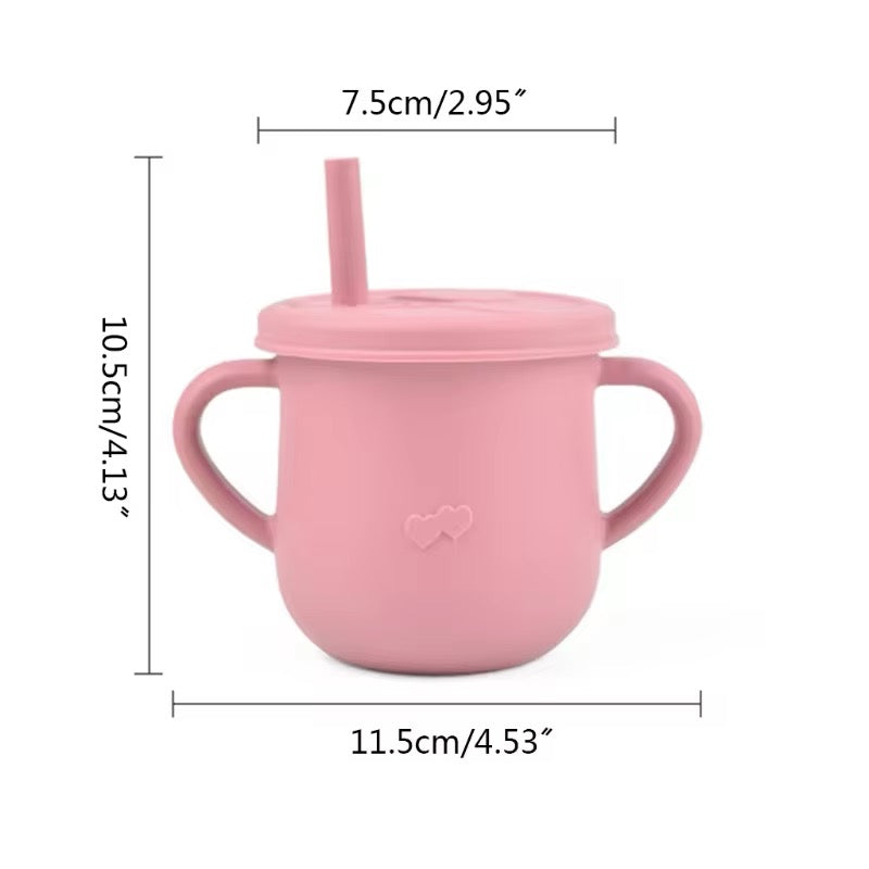 TAZA + 3 TAPAS BEN DE SILICONA