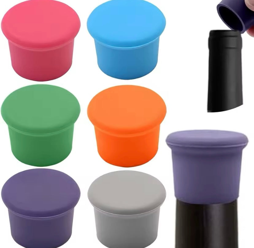 Tapón de silicona botella de vino