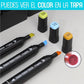 SET PLUMONES LETTERING ARTÍSTICO DE DOBLE PUNTA PACK DE 36