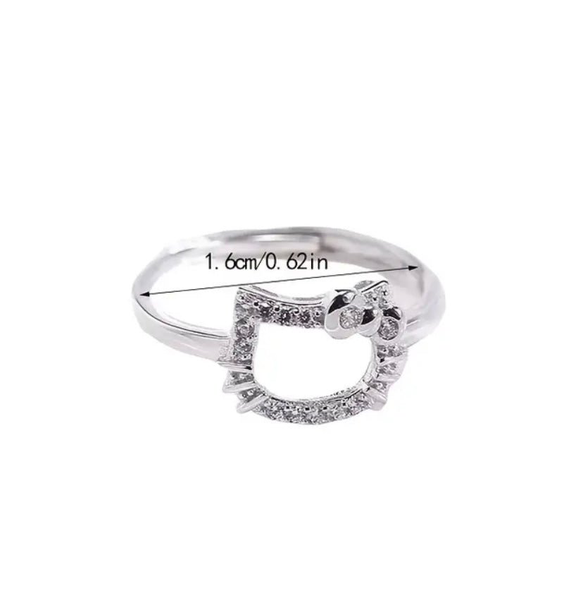 Anillo con hello Kitty