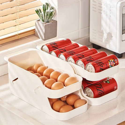 Organizador de huevo  o latas automático