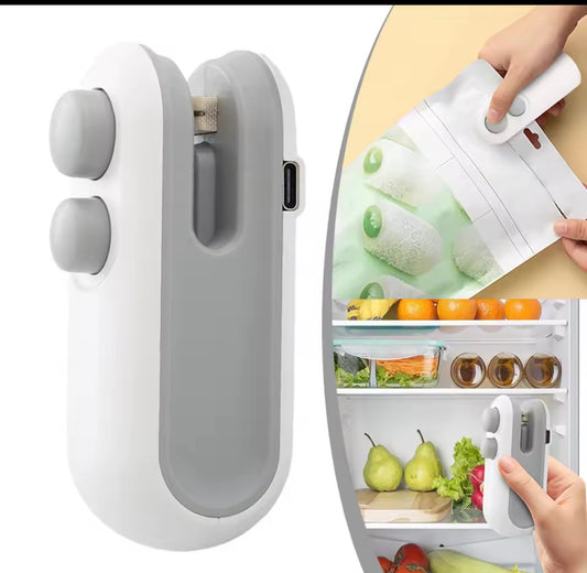 Sellador de bolsa 2 en 1 con USB