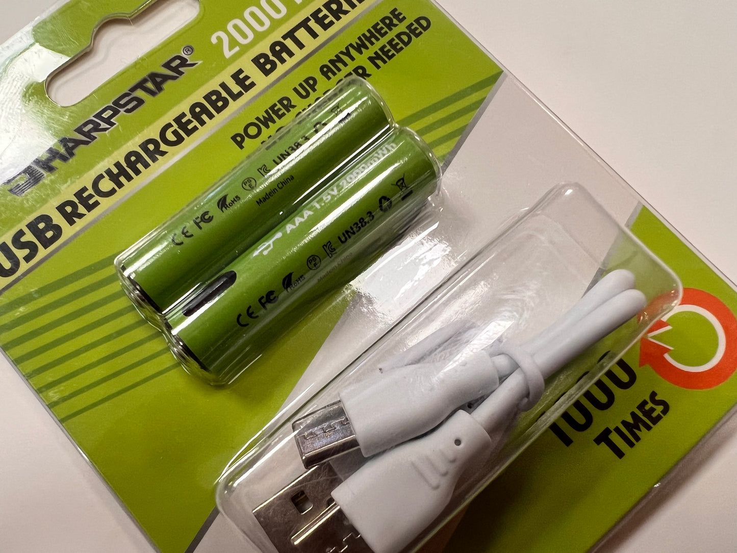 Pila 🔋 AAA USB ( Triple A)