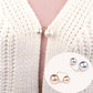 Broche doble perla