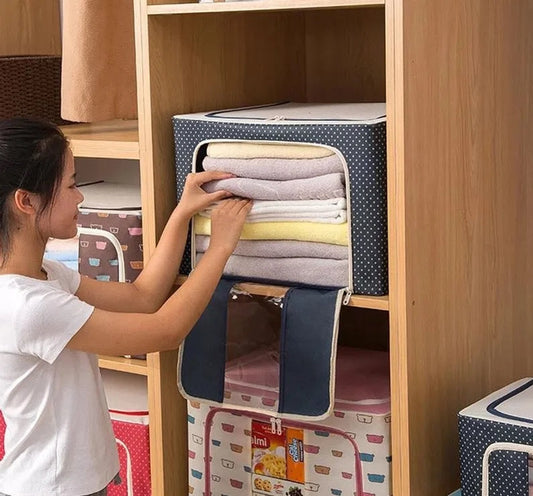 CAJA ORGANIZADORA DE ROPA PLEGABLE (GRANDE)